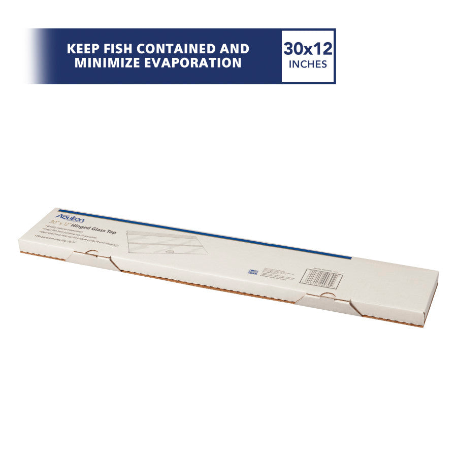 Aqueon Hinged Glass Aquarium Cover 30" x 12" | Aquariums | Largest Tropical Fish Selection at Your Local Fish Store