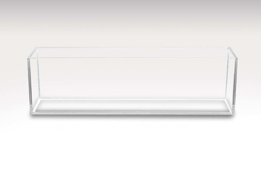 Aquatop High Clarity Rimless Bookshelf Style Aquarium - 12 gallon 35" x 8" x 10" | Aquariums & Stands | Largest Tropical Fish Selection at Your Local Fish Store