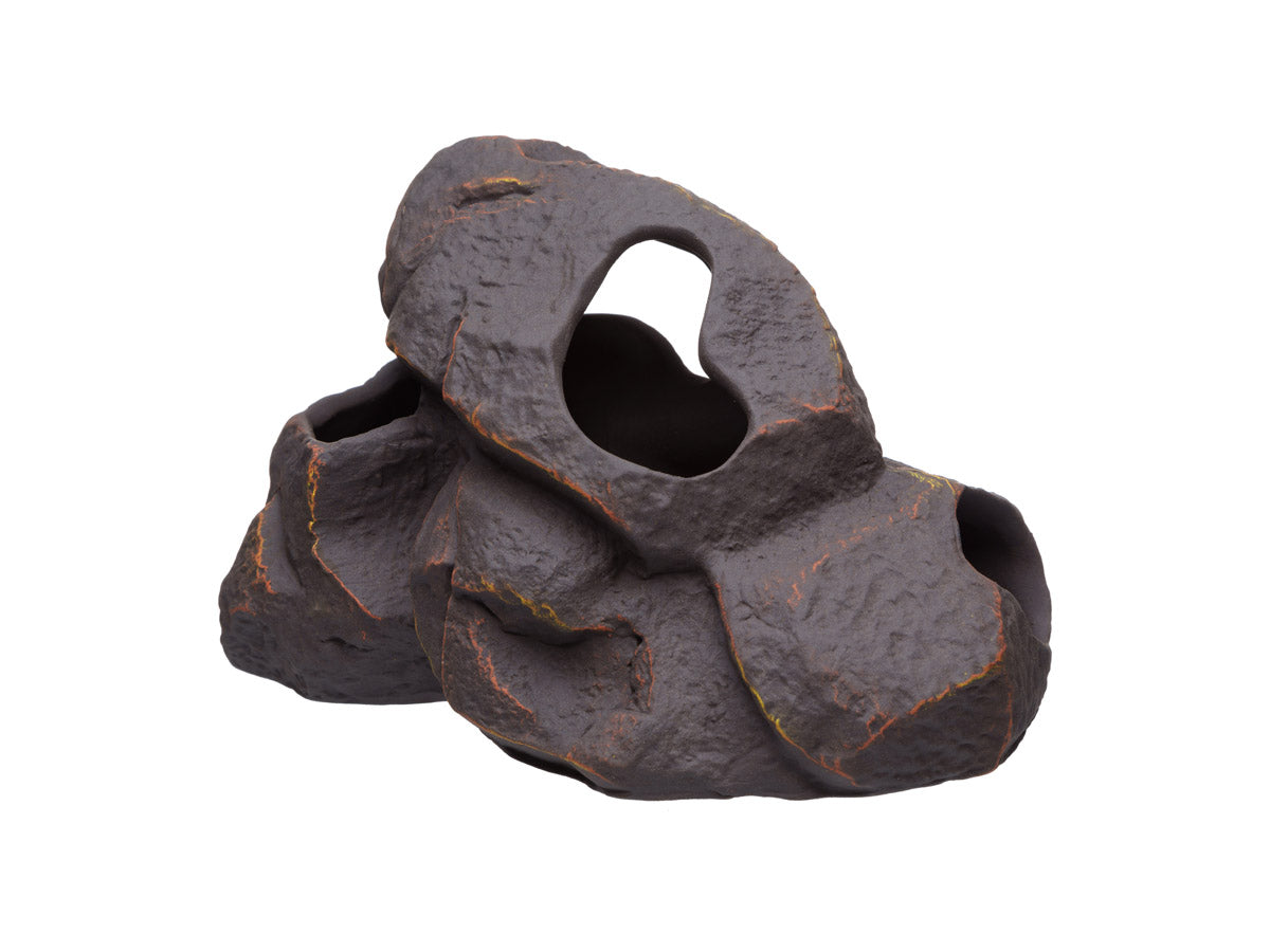 Pleco Ceramics -Magma Rock-Stone | Decoration | Largest Tropical Fish Selection at Your Local Fish Store