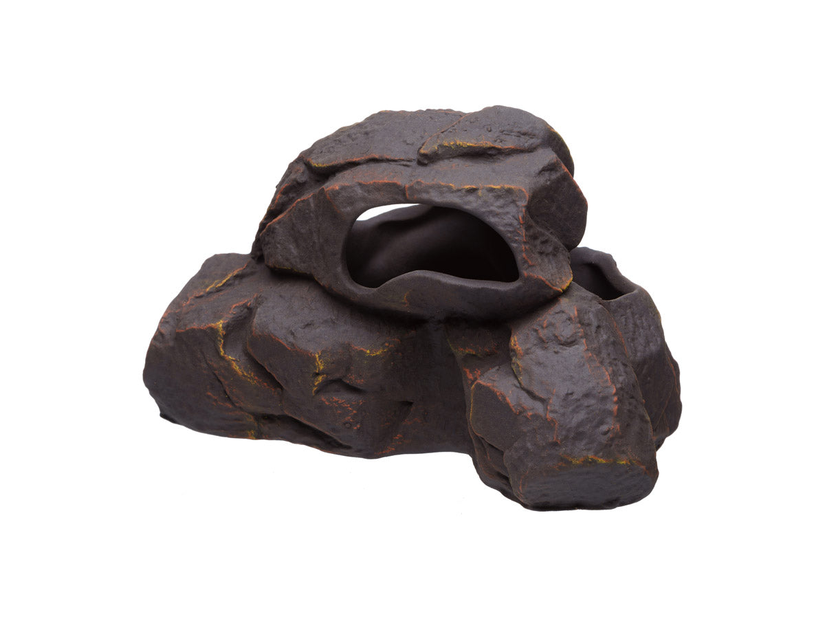 Pleco Ceramics -Magma Rock-Stone | Decoration | Largest Tropical Fish Selection at Your Local Fish Store