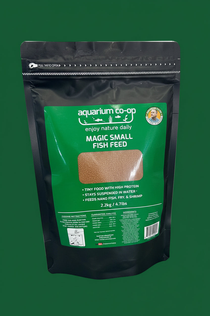 Aquarium Co-Op Magic Small Fish Feed | Livestock Food | Largest Tropical Fish Selection at Your Local Fish Store