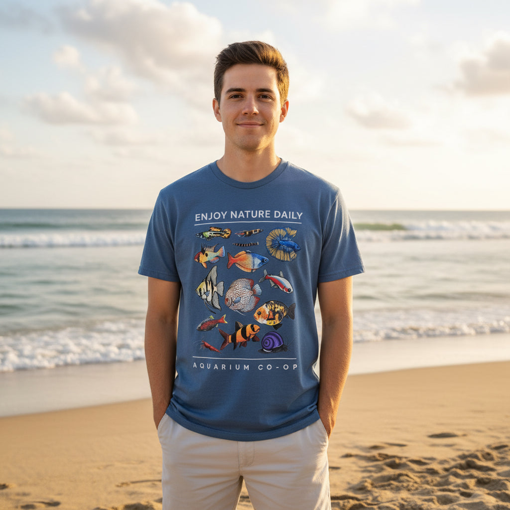 Aquarium Co-Op All the Fish T-Shirt | Aquarium Co-Op | Largest Tropical Fish Selection at Your Local Fish Store