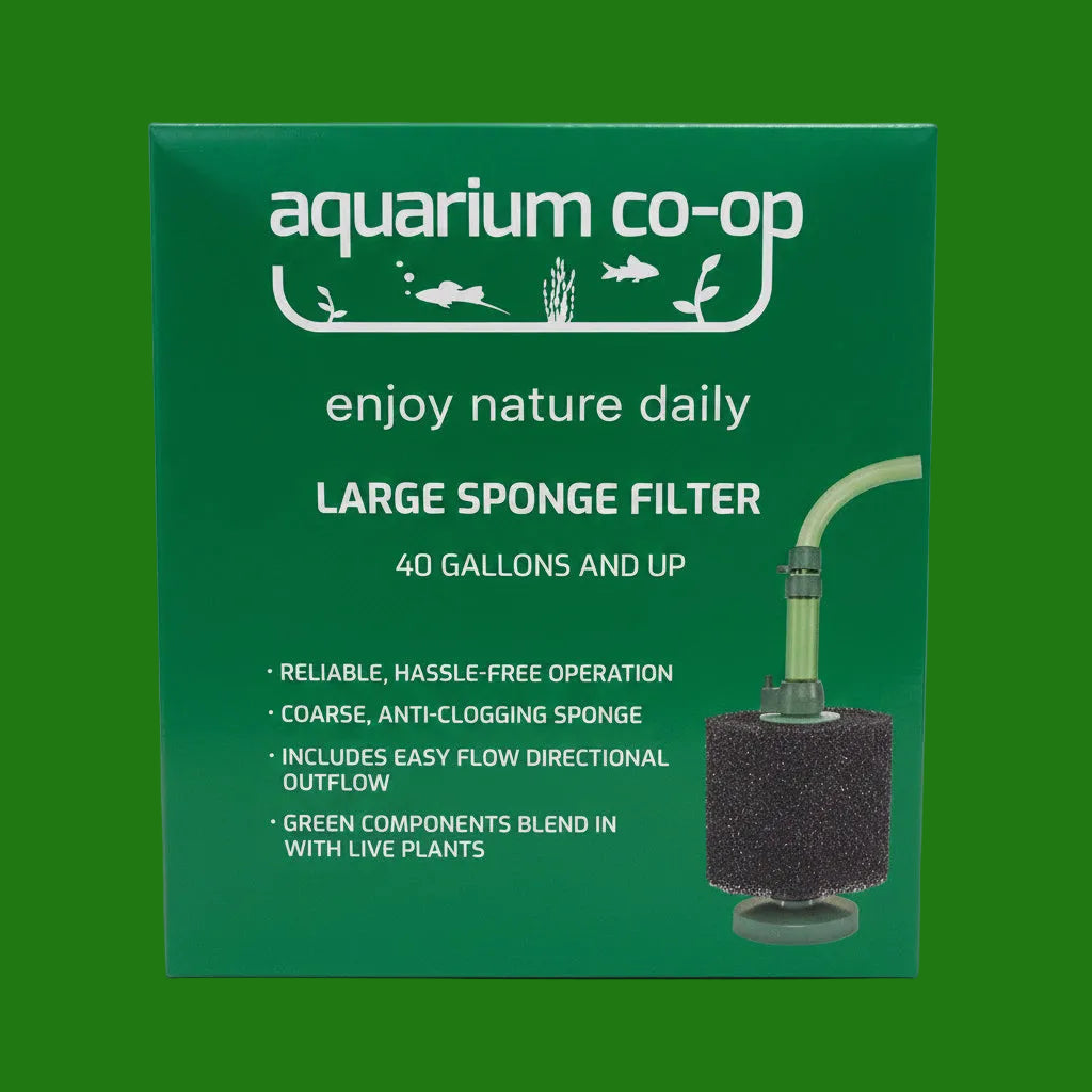 Aquarium Co-Op Green Easy Flo Coarse Sponge Filter | Filters & Accessories | Largest Tropical Fish Selection at Your Local Fish Store