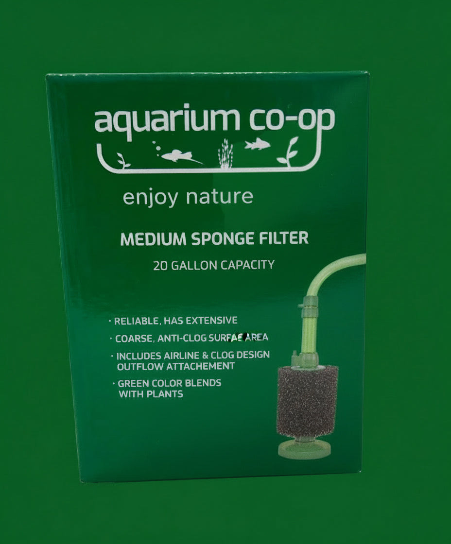 Aquarium Co-Op Green Easy Flo Coarse Sponge Filter | Filters & Accessories | Largest Tropical Fish Selection at Your Local Fish Store