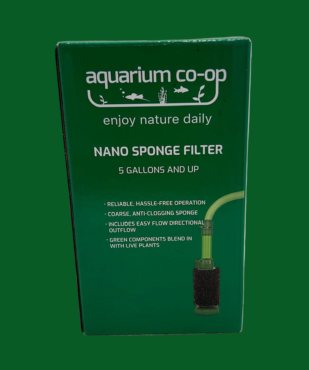 Aquarium Co-Op Green Easy Flo Coarse Sponge Filter | Filters & Accessories | Largest Tropical Fish Selection at Your Local Fish Store