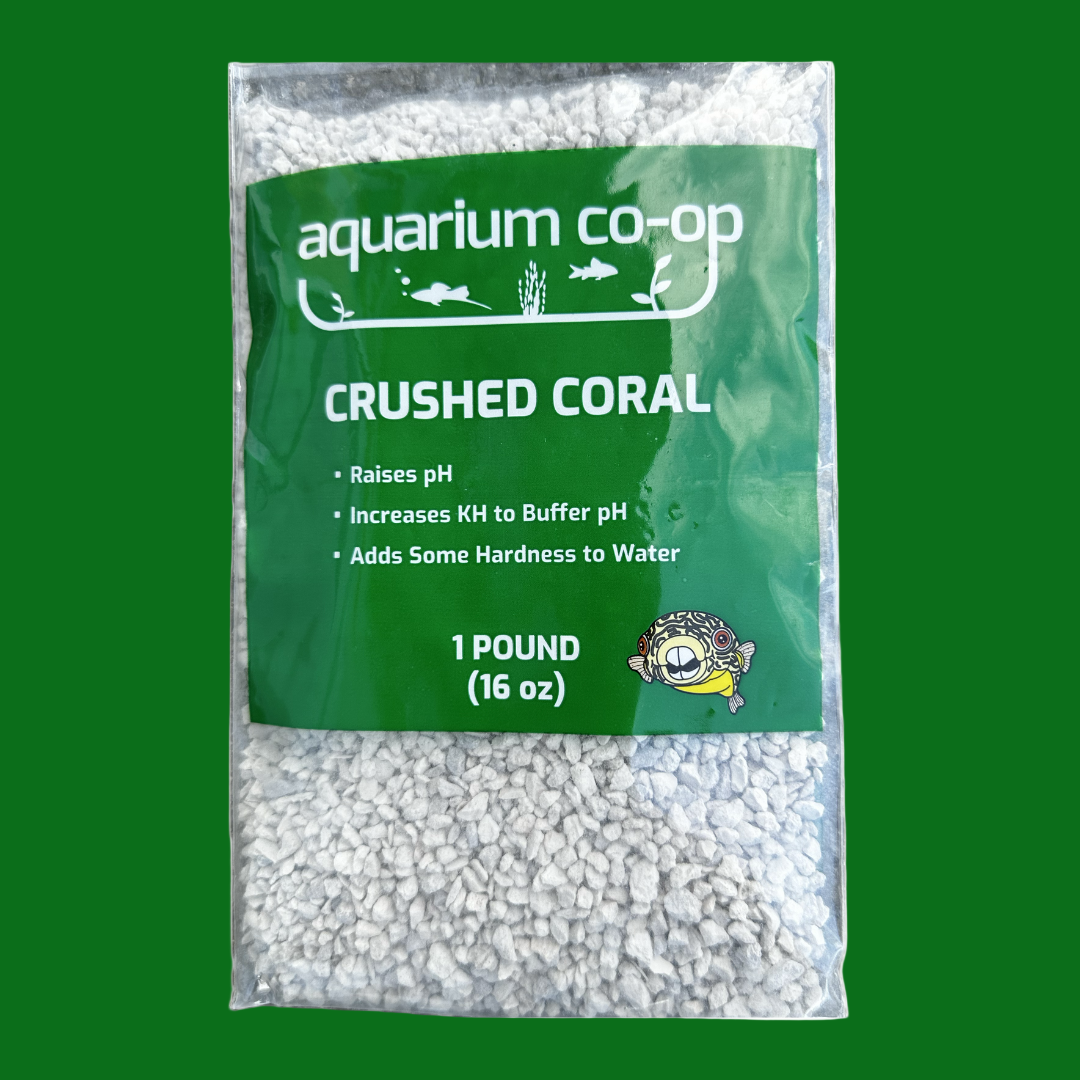 Aquarium Co-Op Crushed Coral 1lb | Water Care & Treatment | Largest Tropical Fish Selection at Your Local Fish Store