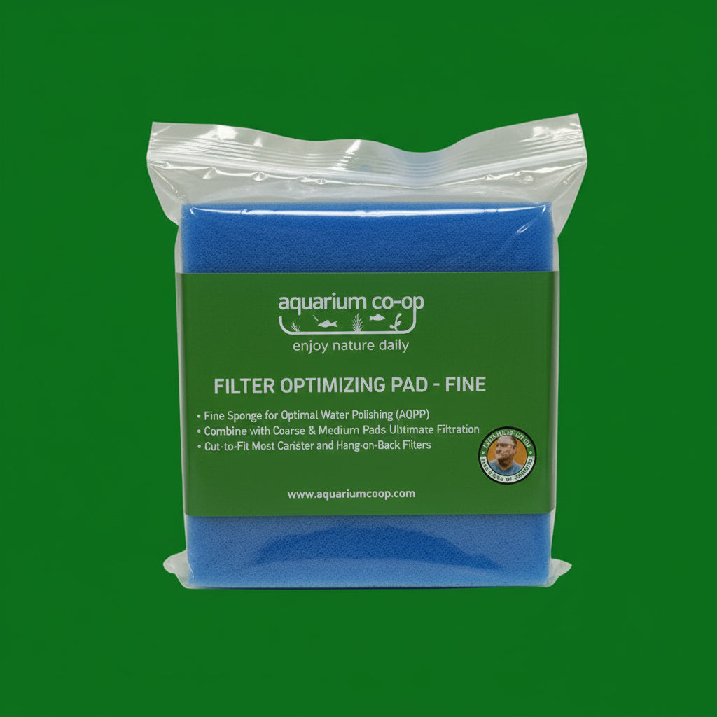 Aquarium Co-Op Filter Optimizing Pad Blue Fine 40ppi