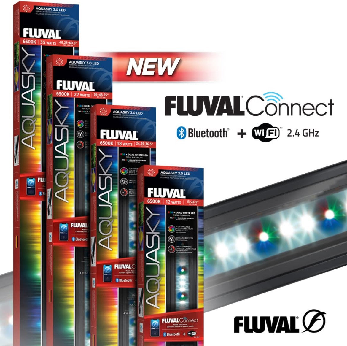 Fluval AquaSky 3.0 LED Lighting | Lighting & Heating | Largest Tropical Fish Selection at Your Local Fish Store