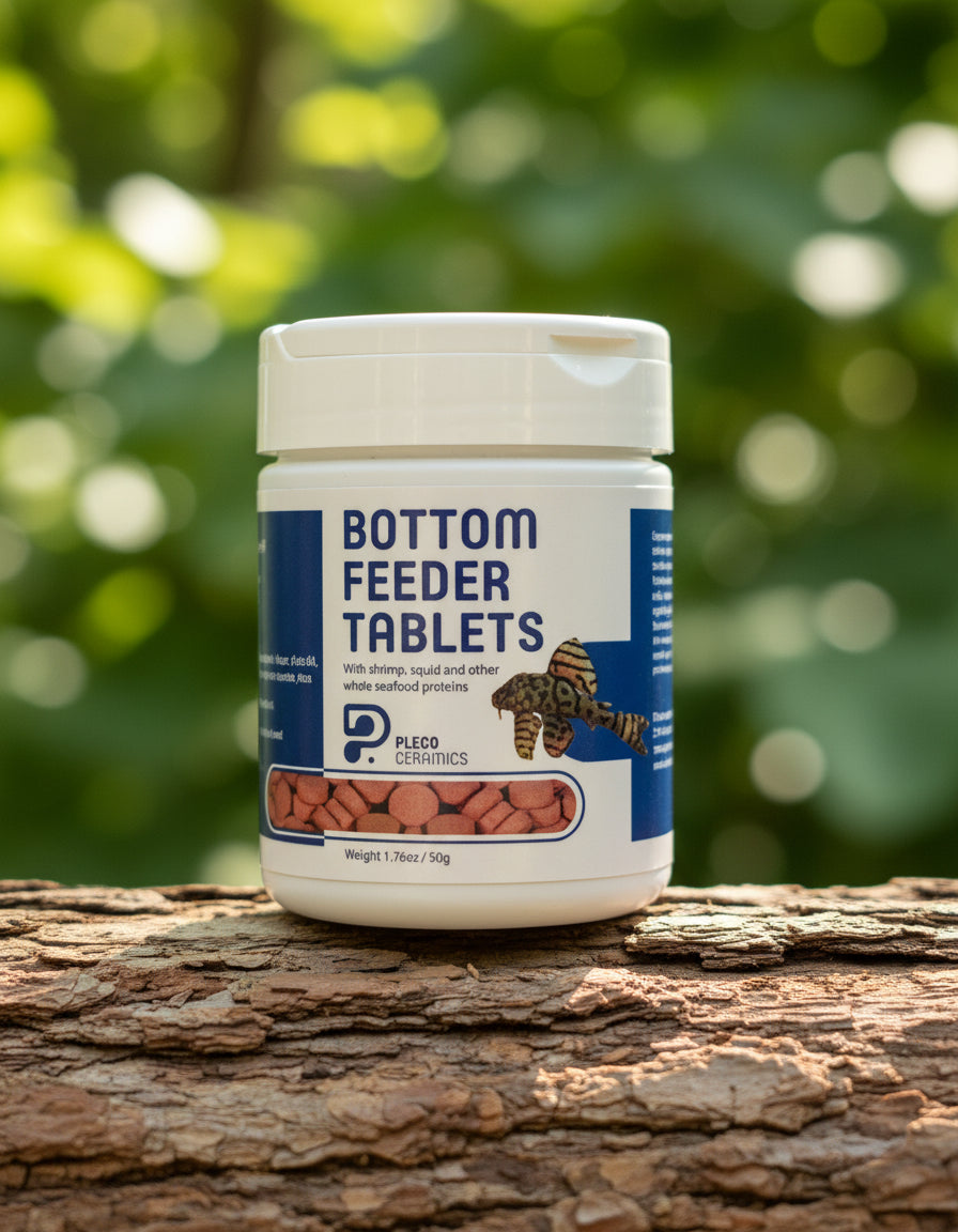 Pleco Ceramics High Protein Bottom Feeder Tablets with shrimp 50g | Livestock Food | Largest Tropical Fish Selection at Your Local Fish Store