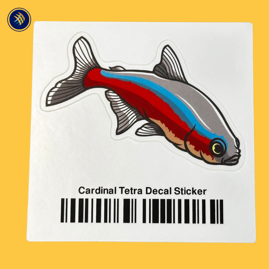 Aquarium Co-Op Fish Sticker Decals | Decoration | Largest Tropical Fish Selection at Your Local Fish Store