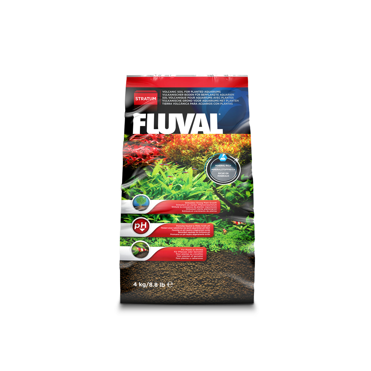 Fluval Plant and Shrimp Stratum | Substrates & Hardscape | Largest Tropical Fish Selection at Your Local Fish Store