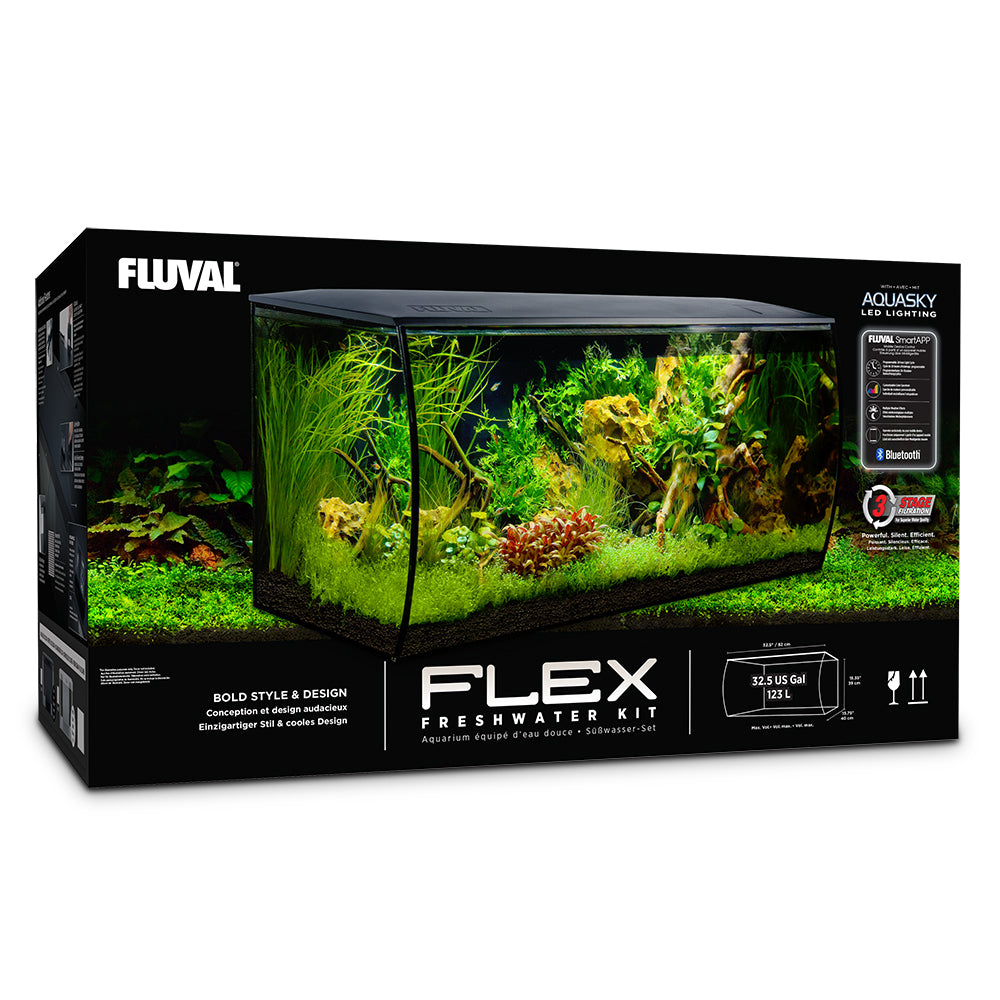 Fluval Flex Aquarium 32 Gallon | Aquariums | Largest Tropical Fish Selection at Your Local Fish Store