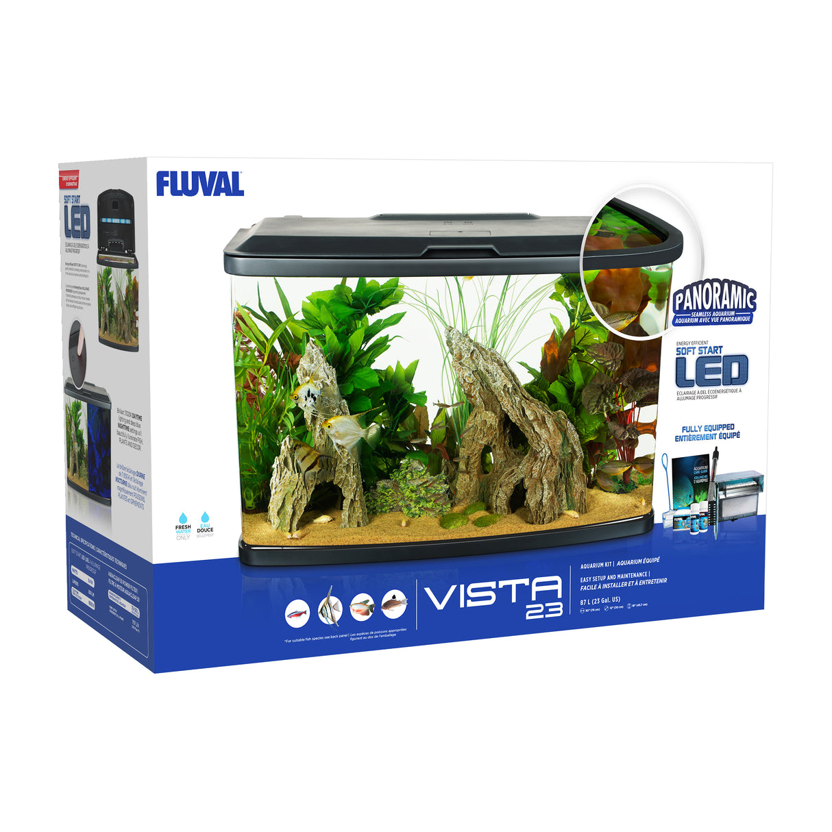 Fluval Vista Aquarium Kit 23 US gal (87L) | Aquariums | Largest Tropical Fish Selection at Your Local Fish Store