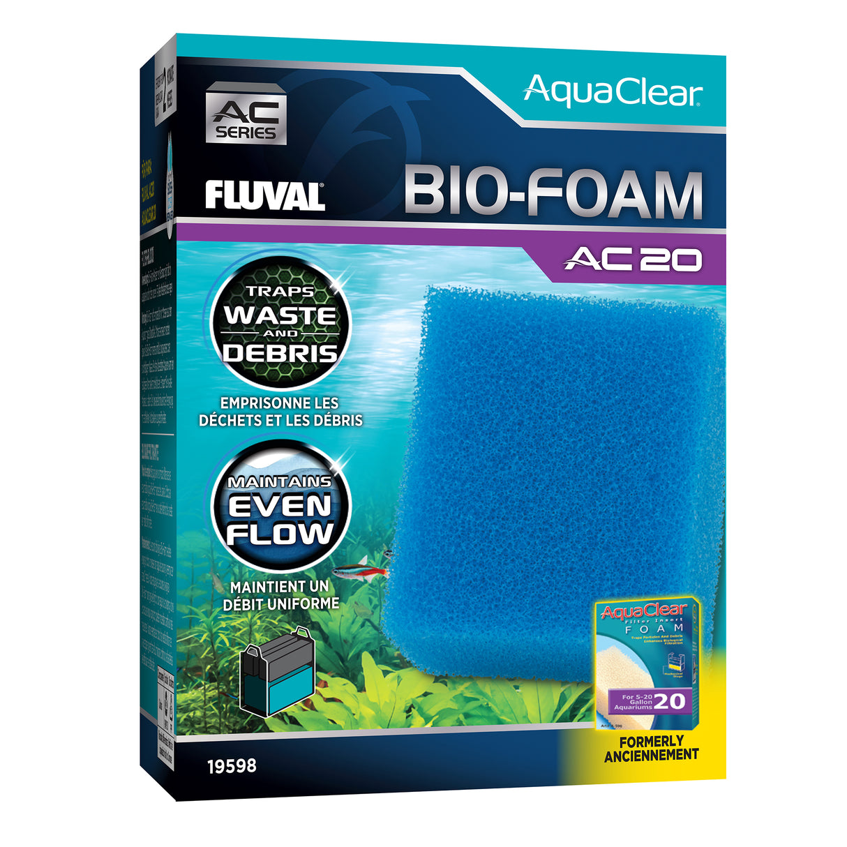 Bio-Foam for AC20 AquaClear Power Filter 19598 | Filters & Accessories | Largest Tropical Fish Selection at Your Local Fish Store