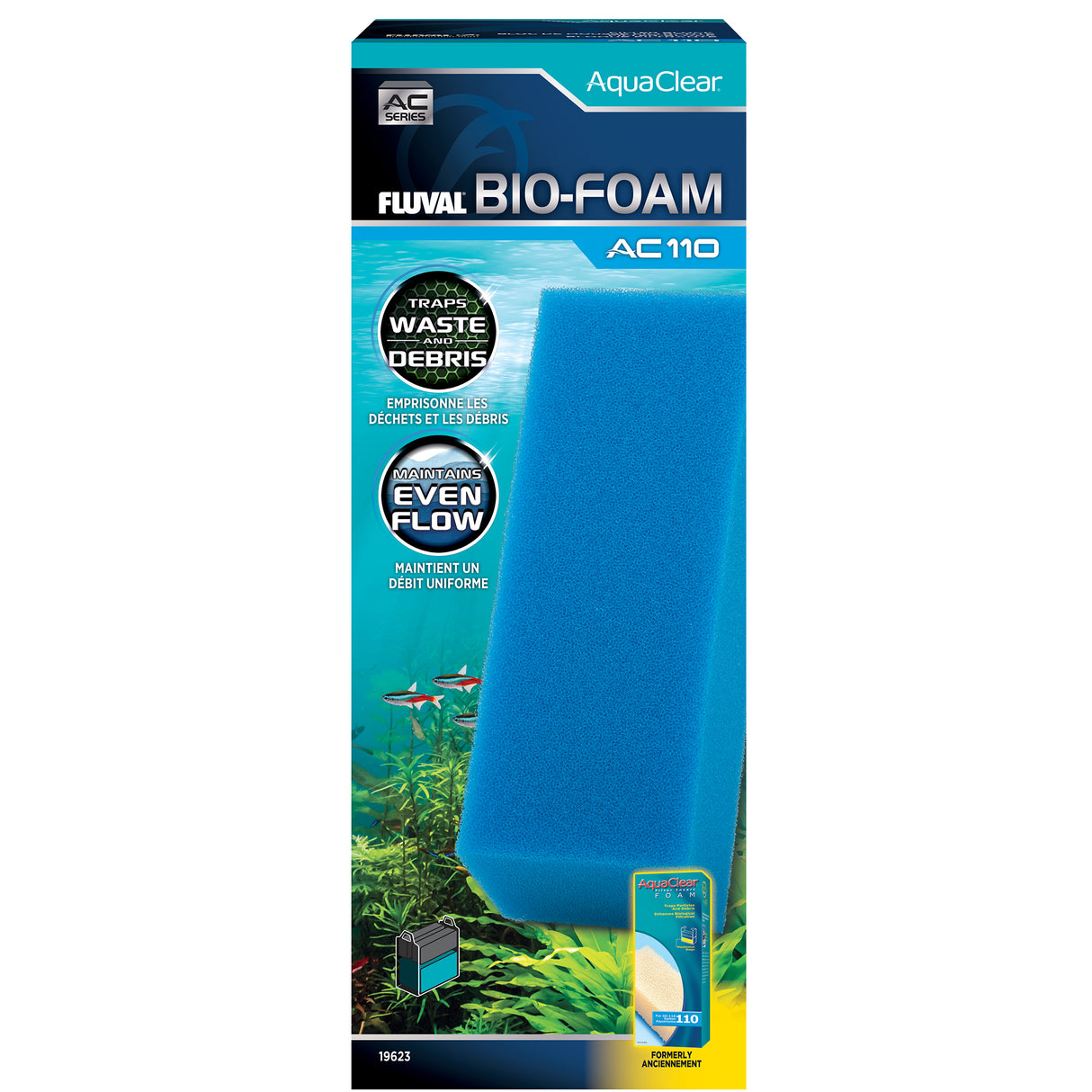 Bio-Foam for AC110 AquaClear Power Filter Fluval 19623 | Filters & Accessories | Largest Tropical Fish Selection at Your Local Fish Store
