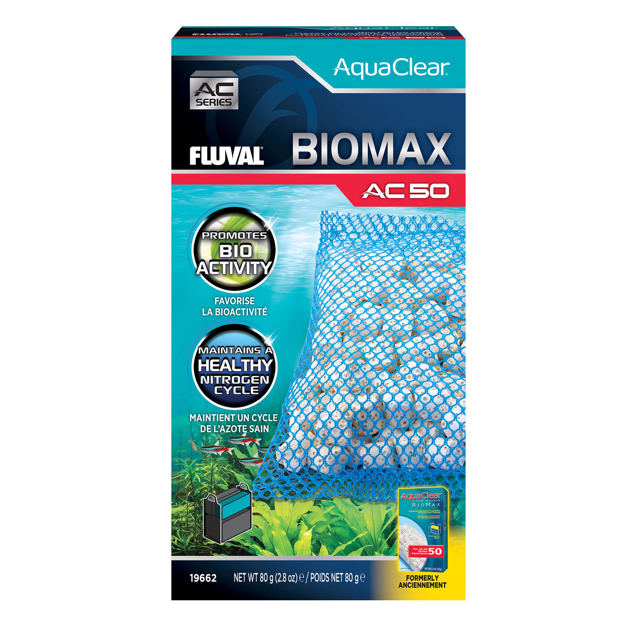 BIOMAX for Aquaclear AC50 Power Filter 80 g 19662 | Filters & Accessories | Largest Tropical Fish Selection at Your Local Fish Store