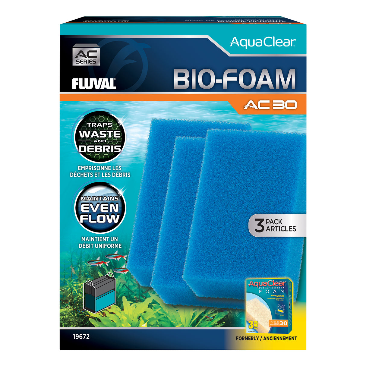 Bio-Foam for AC30 AquaClear Power Filters 19605 | Filters & Accessories | Largest Tropical Fish Selection at Your Local Fish Store