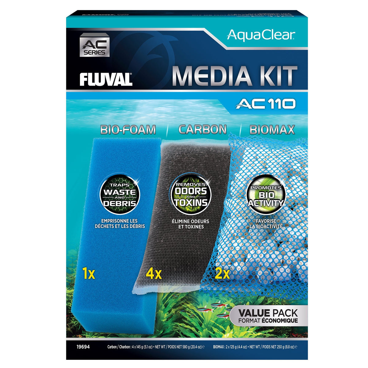 Fluval - Aquaclear Media Maintenance Kit AC Power Filters | Filters & Accessories | Largest Tropical Fish Selection at Your Local Fish Store