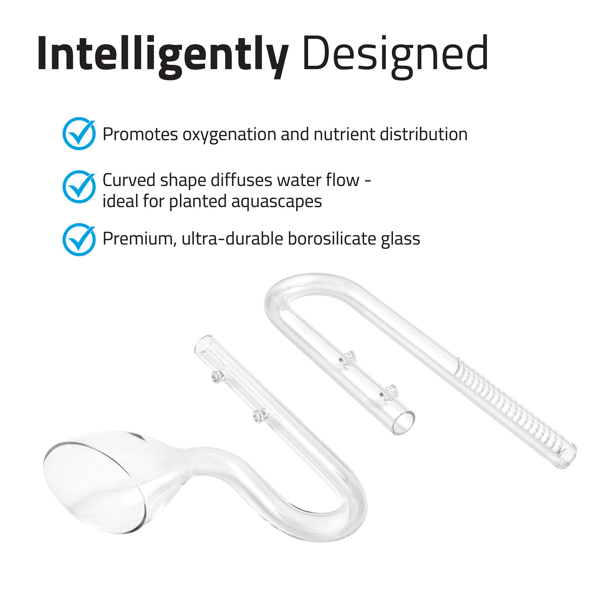 Fluval Glass Lily Pipe Set - 17 mm | Filters & Accessories | Largest Tropical Fish Selection at Your Local Fish Store