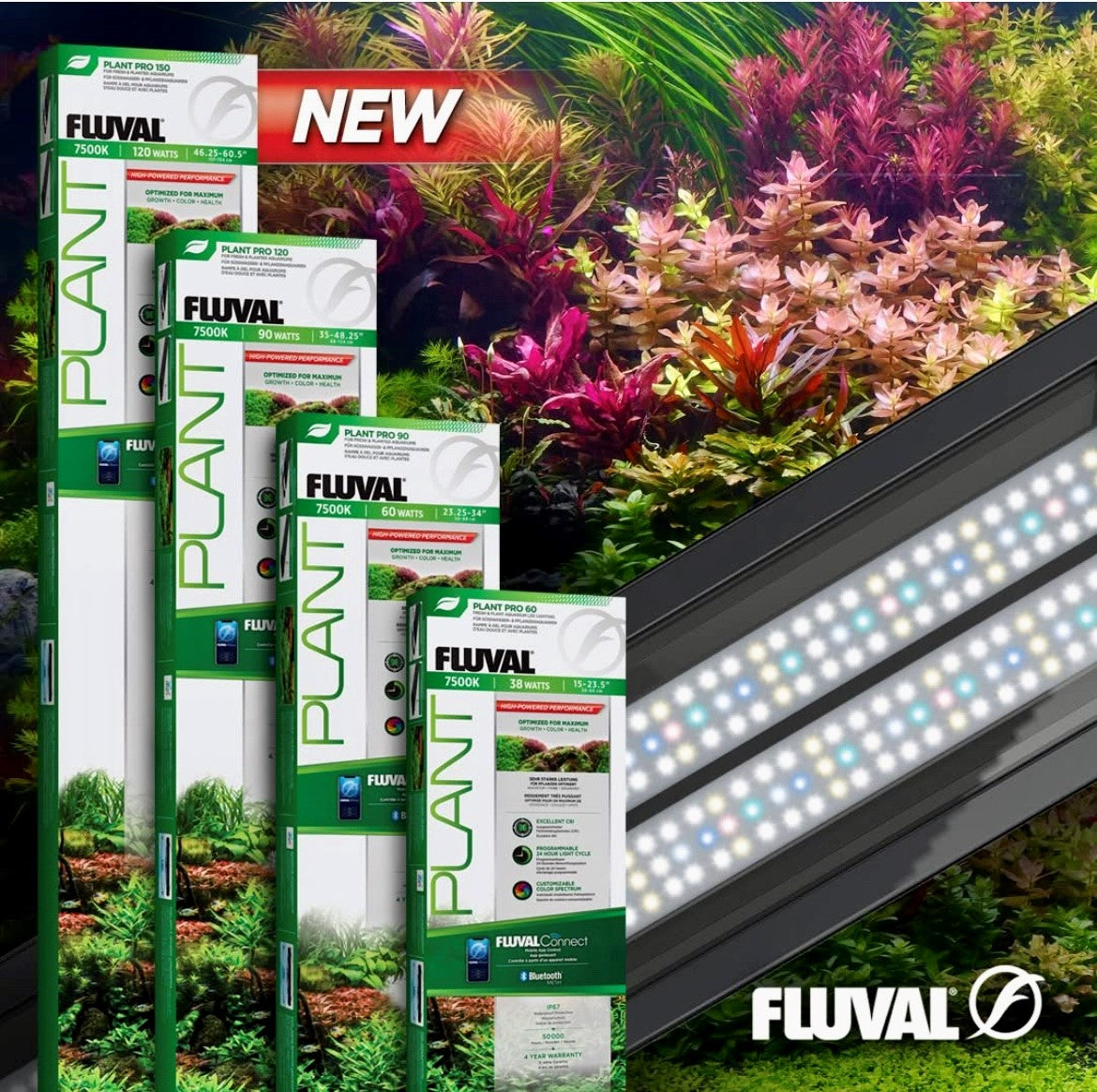 Fluval Plant Pro LED for Fresh & Planted Aquariums | Lighting & Heating | Largest Tropical Fish Selection at Your Local Fish Store