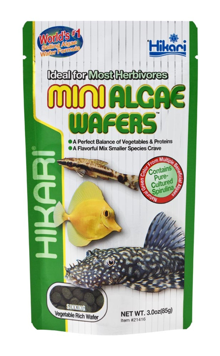 Hikari Algae Wafers | Livestock Food | Largest Tropical Fish Selection at Your Local Fish Store