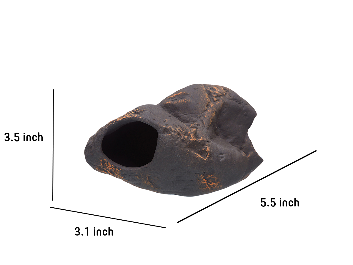 Pleco Ceramics Cichlid Stone - Magma Rock | Decoration | Largest Tropical Fish Selection at Your Local Fish Store