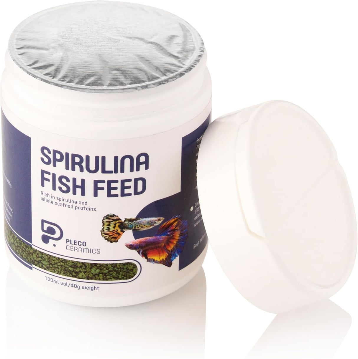 Pleco Ceramics Spirulina Granules 40g (slow sinking) | Livestock Food | Largest Tropical Fish Selection at Your Local Fish Store