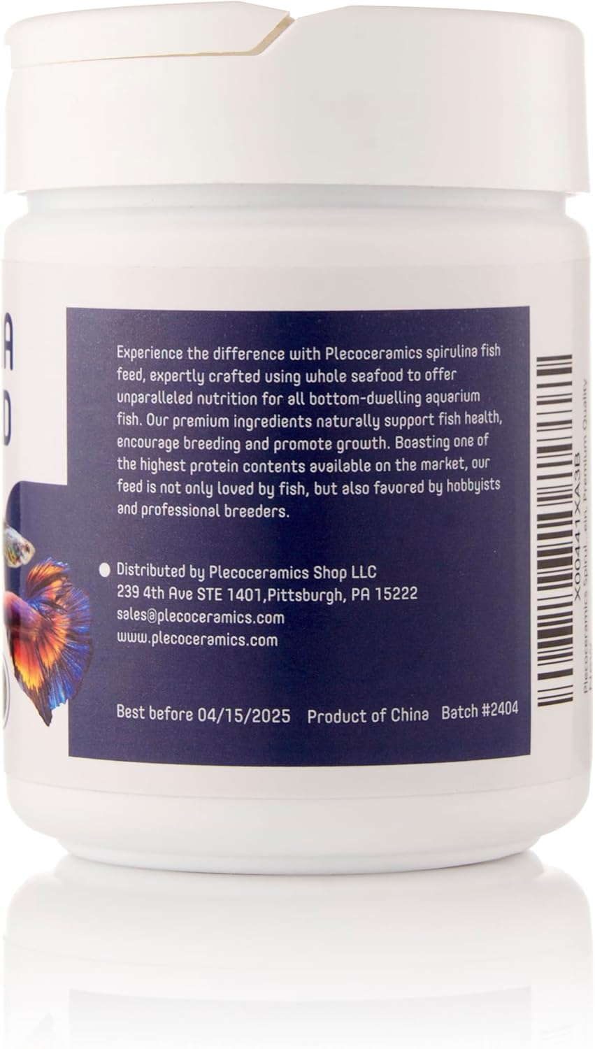 Pleco Ceramics Spirulina Granules 40g (slow sinking) | Livestock Food | Largest Tropical Fish Selection at Your Local Fish Store