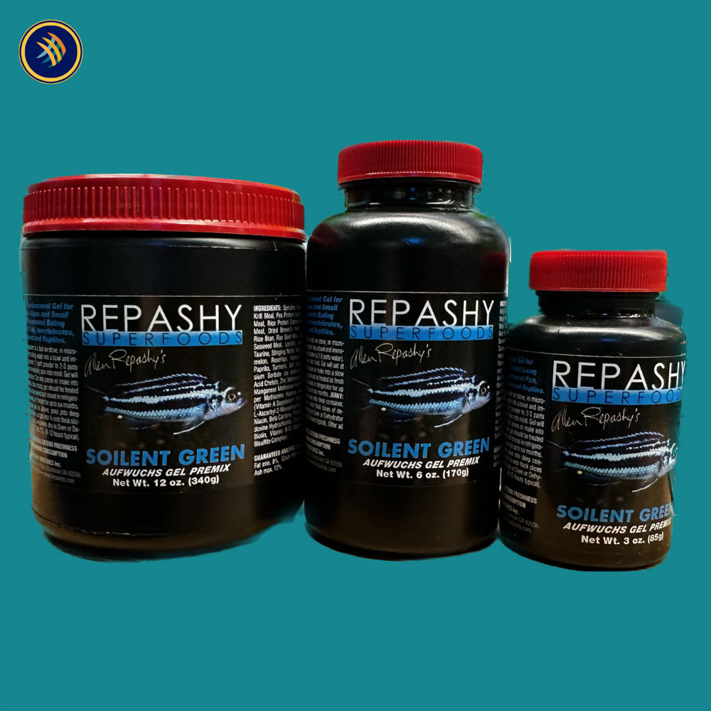 Repashy Soilent Green Aufwuchs Gel Pre Mix | Livestock Food | Largest Tropical Fish Selection at Your Local Fish Store