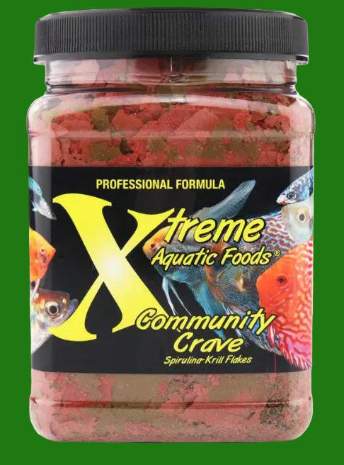 Xtreme Community Crave Flakes (Krill & Spirulina) | Livestock Food | Largest Tropical Fish Selection at Your Local Fish Store