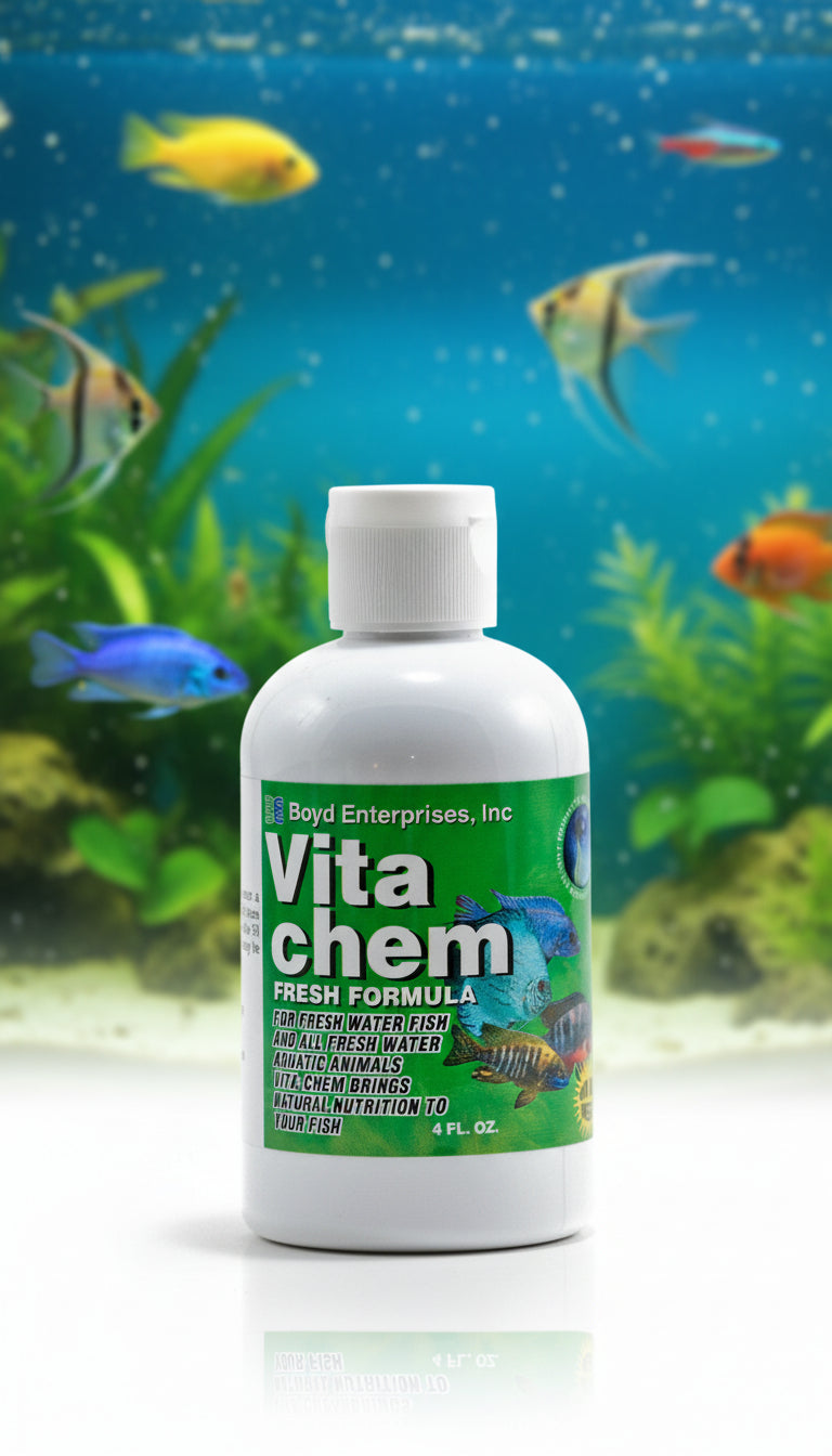 Vita Chem - 4oz (multi-vitamin supplement) | Livestock Food | Largest Tropical Fish Selection at Your Local Fish Store
