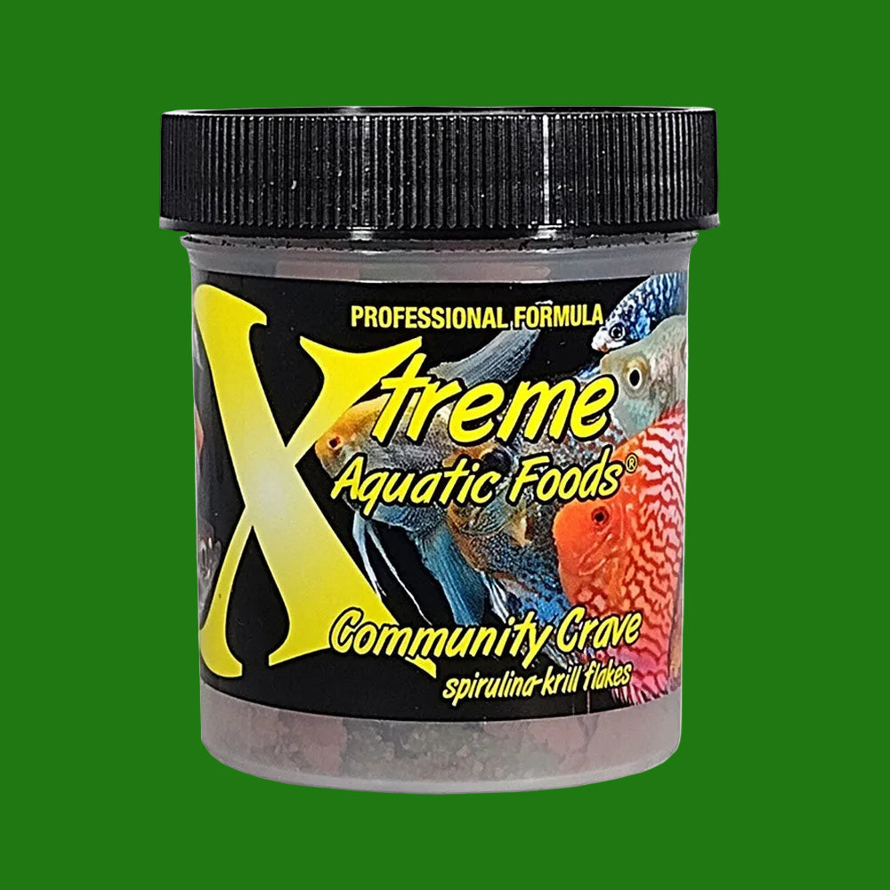 Xtreme Community Crave Flakes (Krill & Spirulina) | Livestock Food | Largest Tropical Fish Selection at Your Local Fish Store