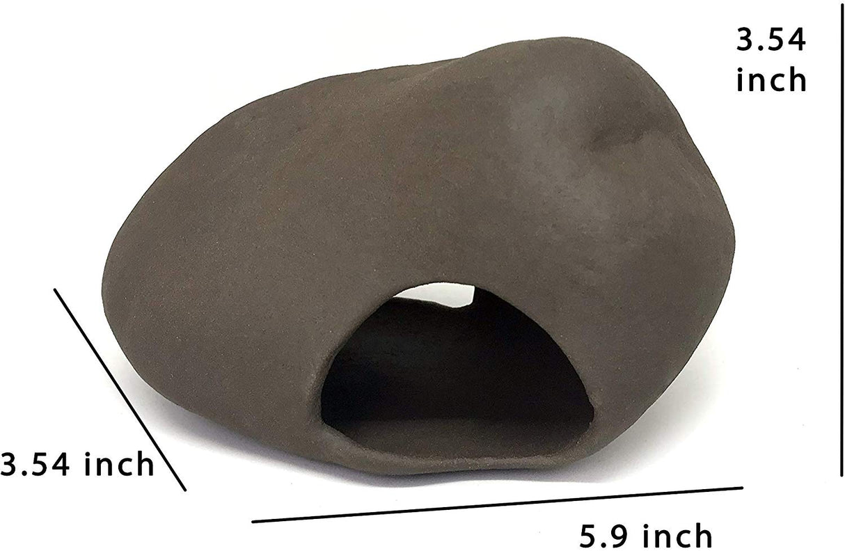 Pleco Ceramics Cichlid Stone - Small | Decoration | Largest Tropical Fish Selection at Your Local Fish Store