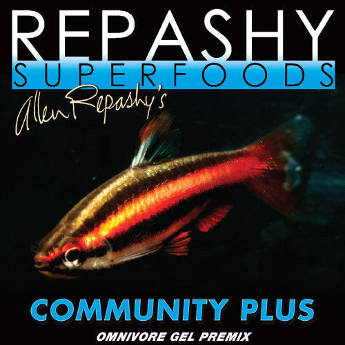 Repashy Community Plus Omnivore Gel Premix | Livestock Food | Largest Tropical Fish Selection at Your Local Fish Store