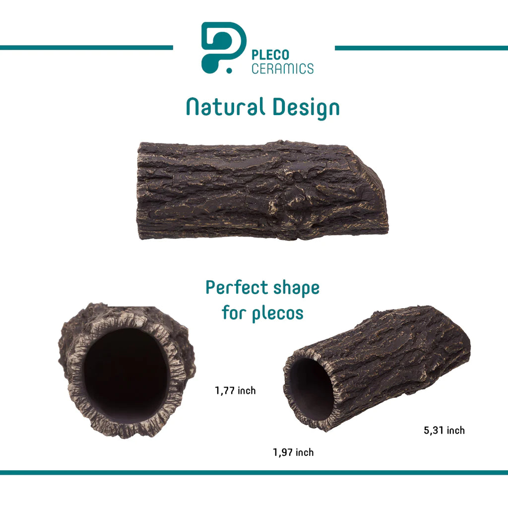 Pleco Ceramics Pleco Cave - Natural Medium | Decoration | Largest Tropical Fish Selection at Your Local Fish Store