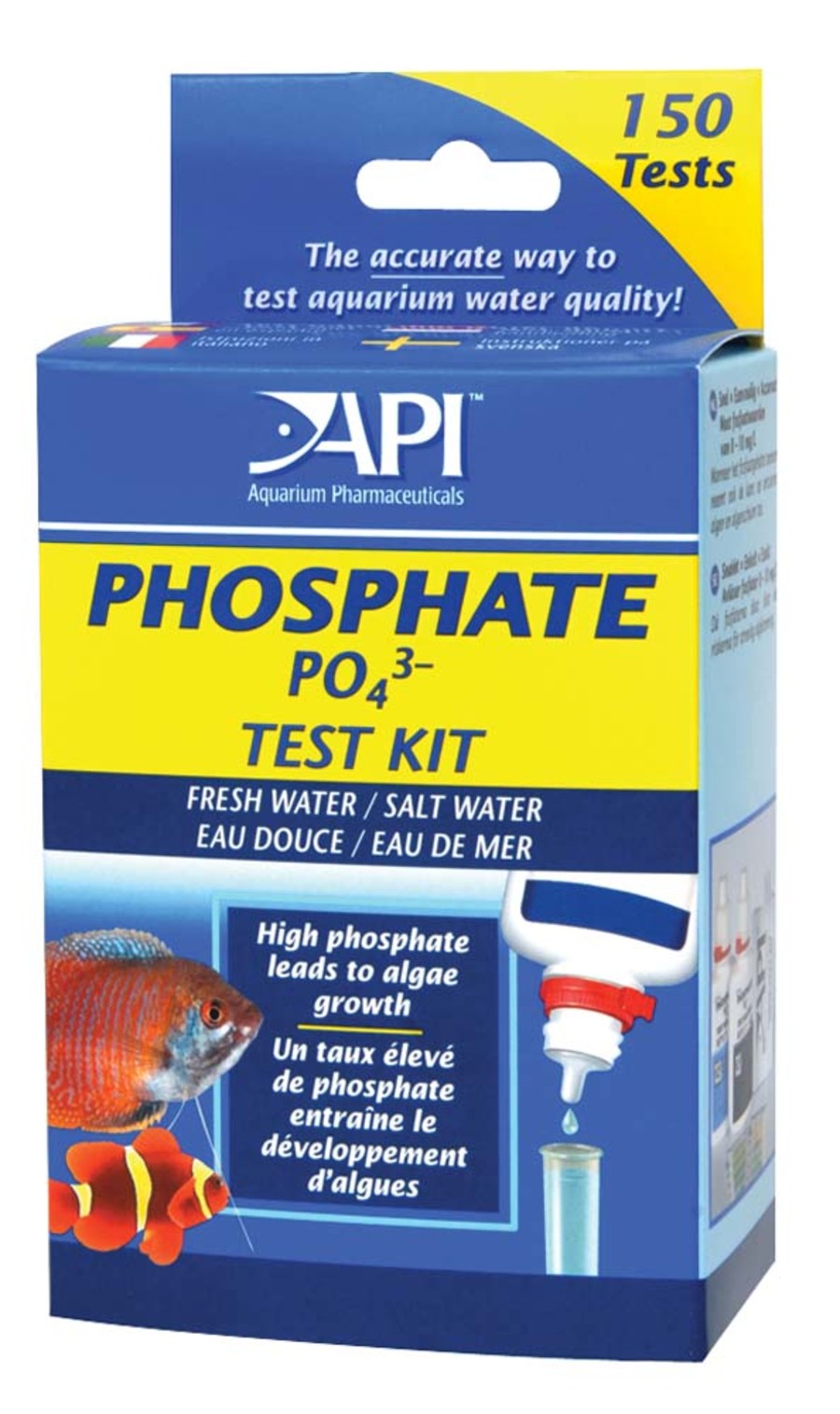 API Phosphate Test Kit Freshwater and Saltwater Aquarium | Water Care & Treatment | Largest Tropical Fish Selection at Your Local Fish Store