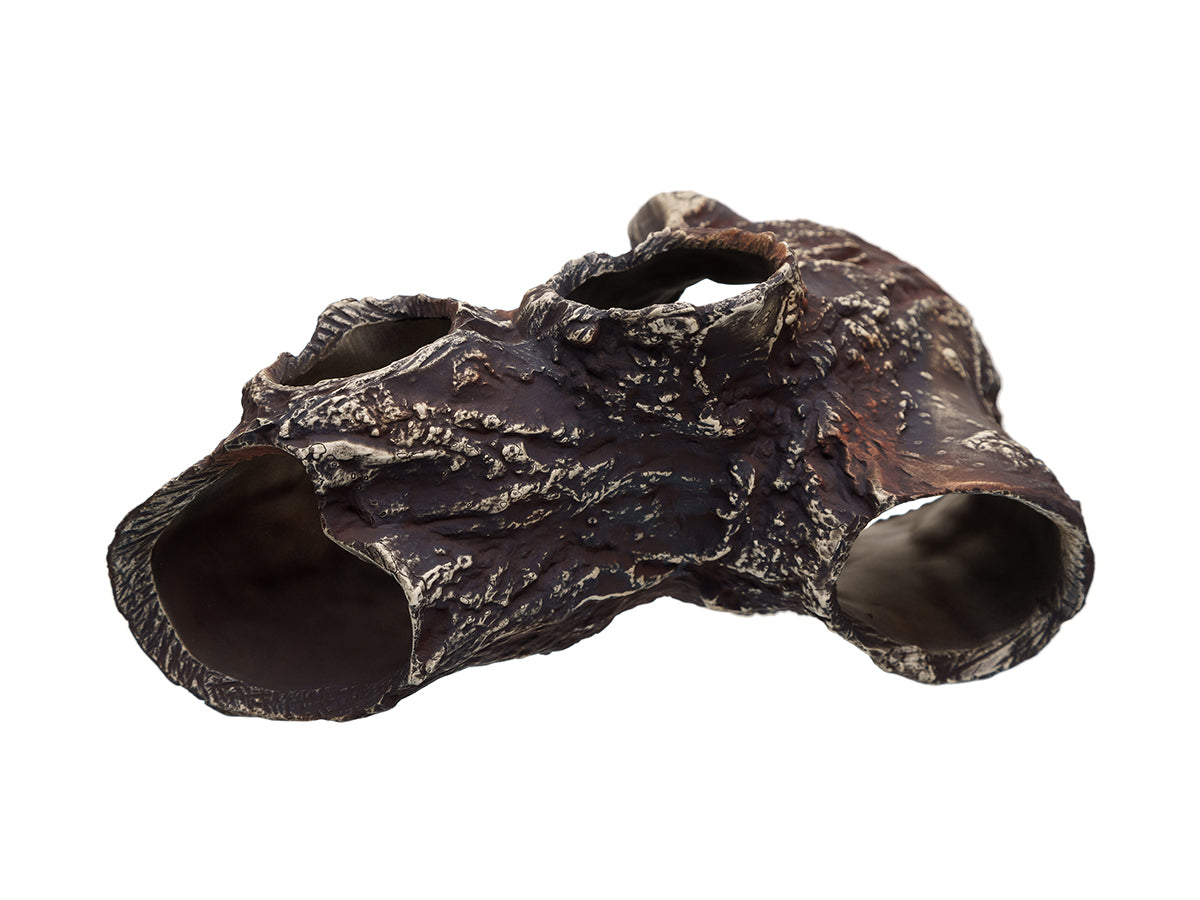 Pleco Ceramics Tree Trunk Cave | Decoration | Largest Tropical Fish Selection at Your Local Fish Store