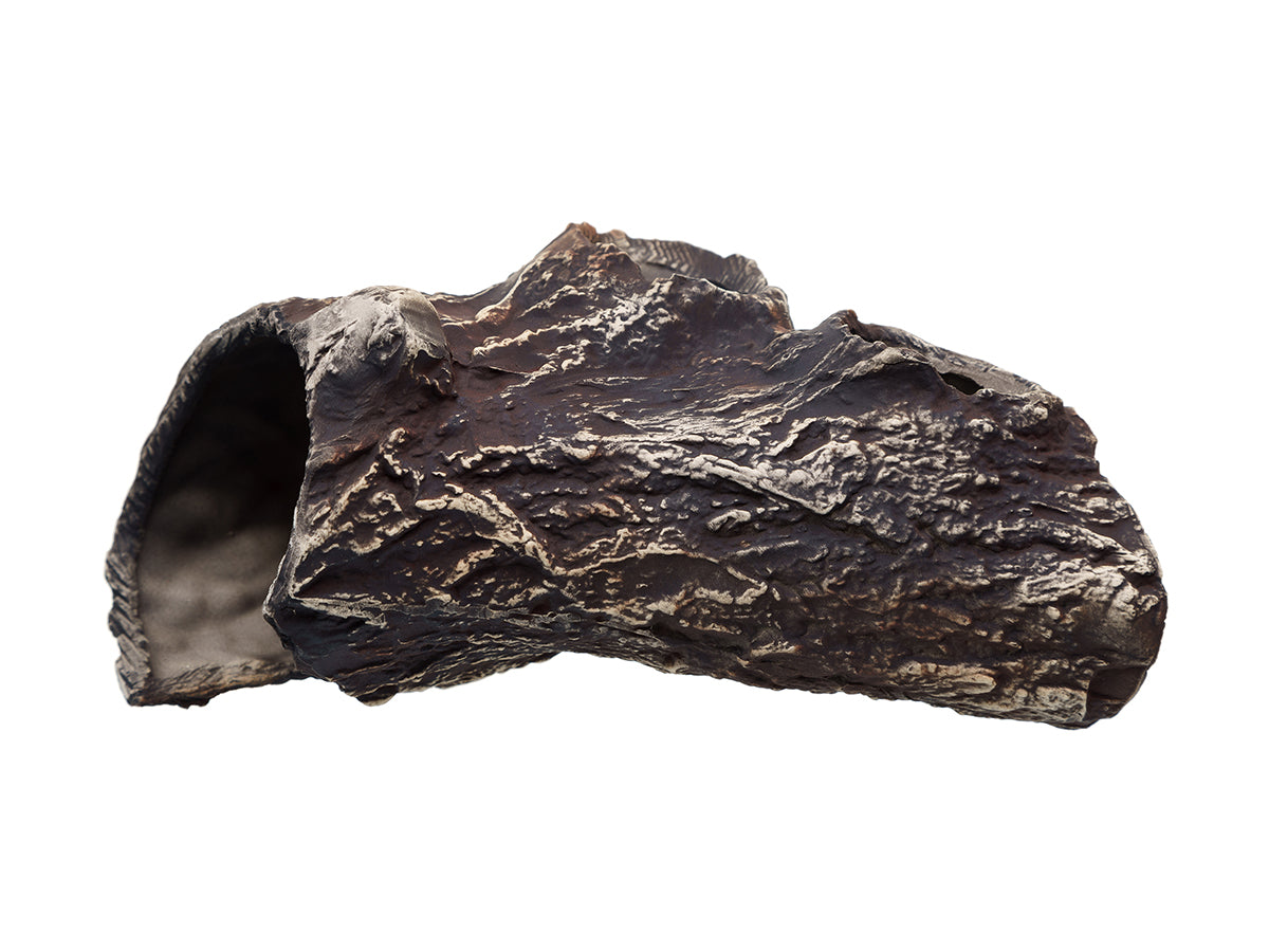 Pleco Ceramics Tree Trunk Cave | Decoration | Largest Tropical Fish Selection at Your Local Fish Store