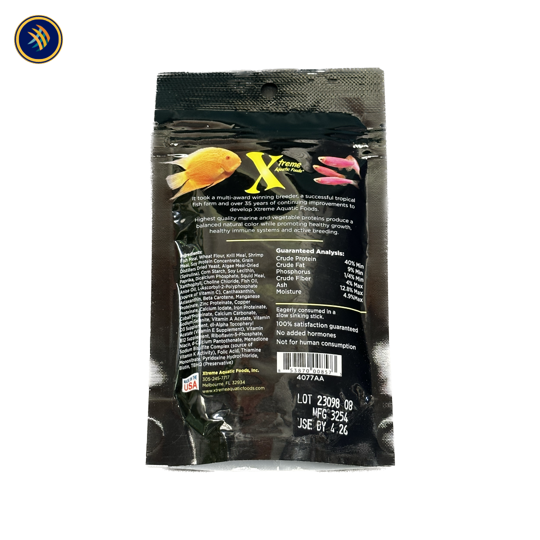 Xtreme Wrigglers-Krill-Slow Sinking Sticks | Livestock Food | Largest Tropical Fish Selection at Your Local Fish Store