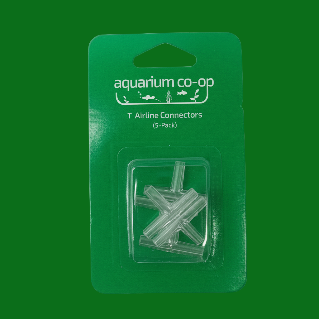 Aquarium Co-Op T-Airline Splitter / Connectors (5 pack) | Filters & Accessories | Largest Tropical Fish Selection at Your Local Fish Store
