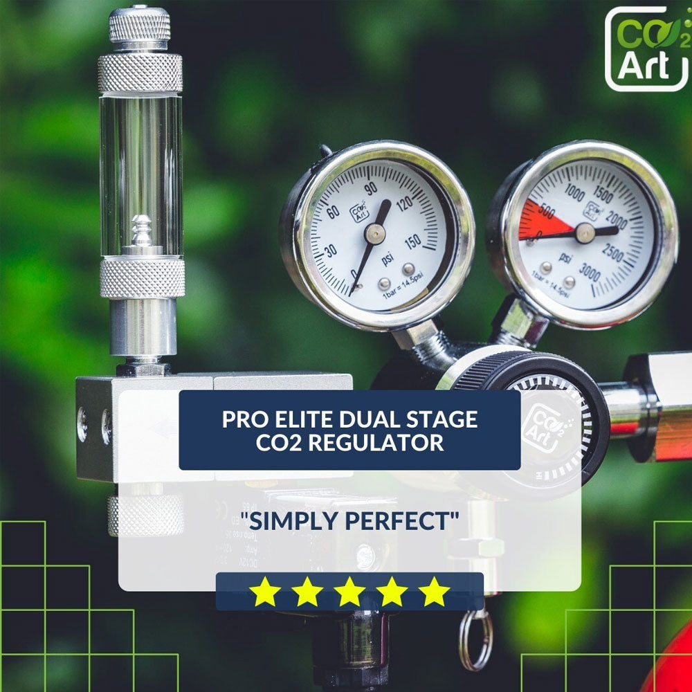 Co2 Art PRO-ELITE SERIES CO2 REGULATOR - W21.8×14 | CO2 Supplies | Largest Tropical Fish Selection at Your Local Fish Store