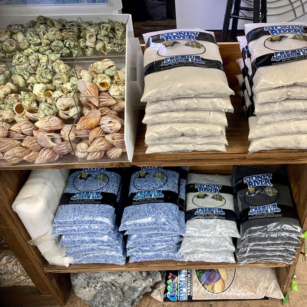 Estes - Stoney River Aquatic Sand 5lb | Substrates & Hardscape | Largest Tropical Fish Selection at Your Local Fish Store