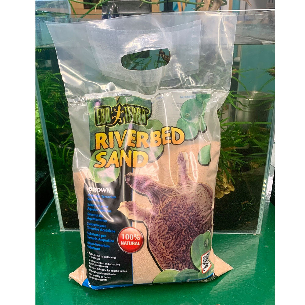Exo Terra Riverbed Brown Sand 4.5kg PT3107 | Substrates & Hardscape | Largest Tropical Fish Selection at Your Local Fish Store