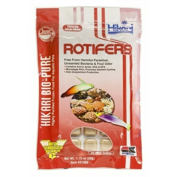 Hikari Frozen Rotifer 1.75oz Cube | Livestock Food | Largest Tropical Fish Selection at Your Local Fish Store