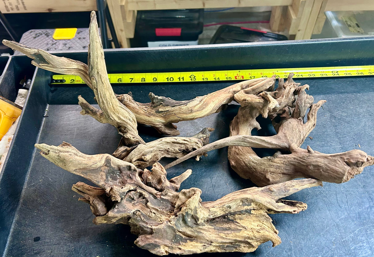 W.Y.S.I.W.Y.G.- 210 - Malaysian Sinking  Driftwood (4 pieces)