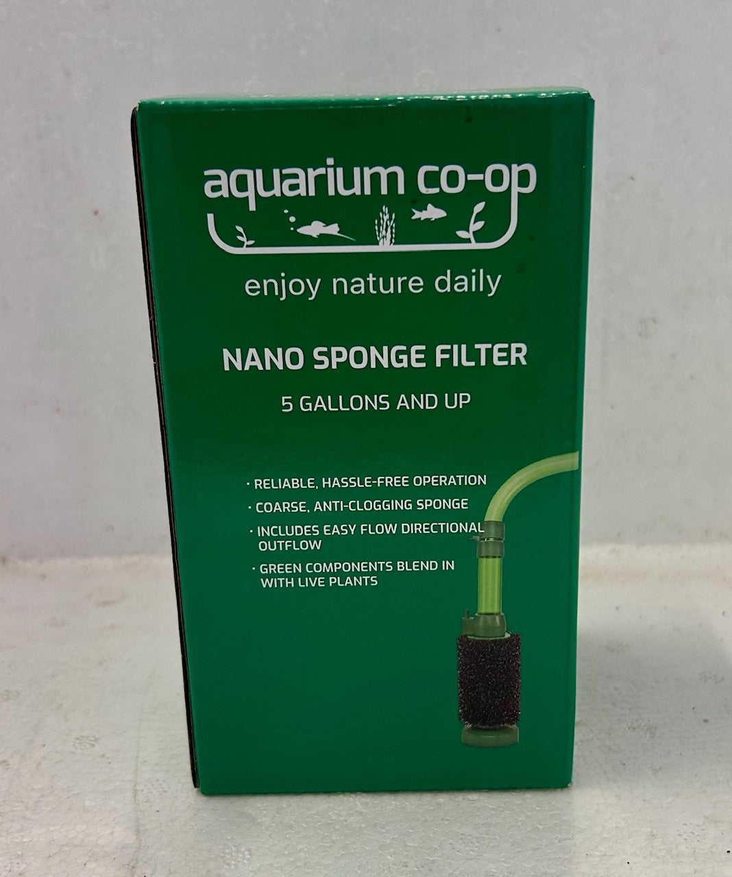 Aquarium Co-Op Coarse Sponge Filter c/w Easy Flow Kit