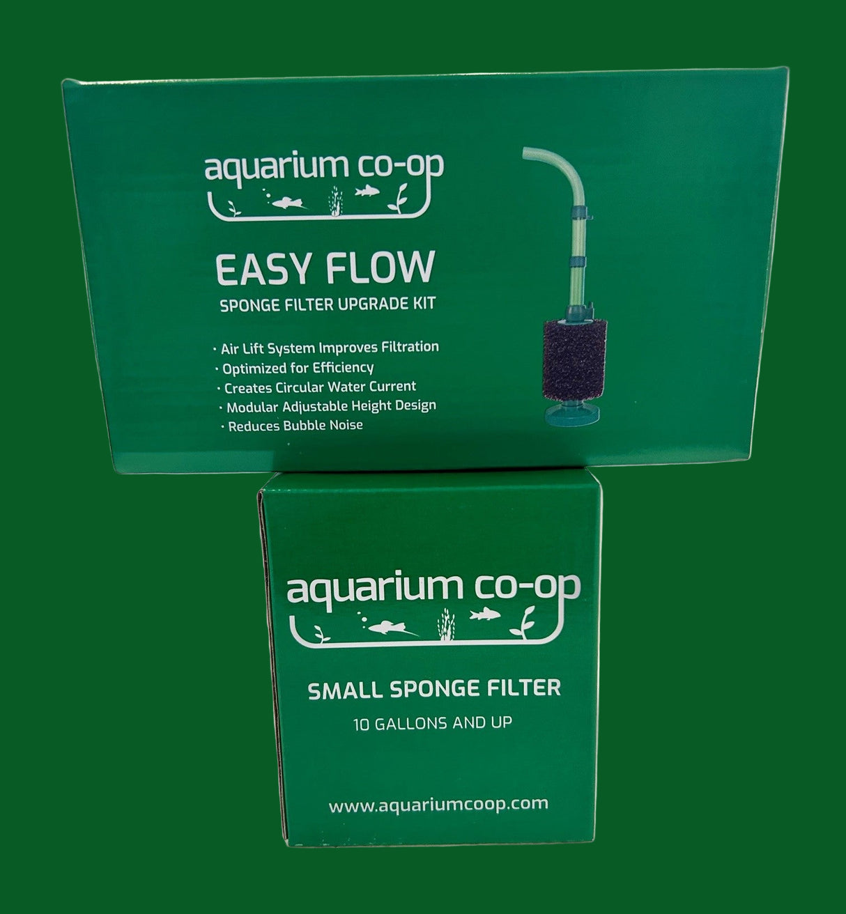 Buy Aquarium Co-Op Green Easy Flo Coarse Sponge Filter Online