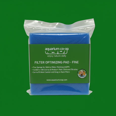 Aquarium Co-Op Filter Optimizing Pad Blue Fine 40ppi