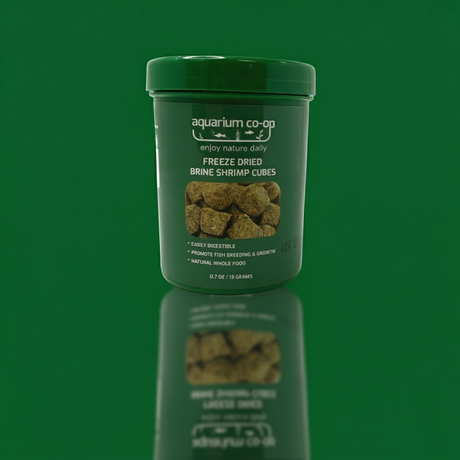 Aquarium Co-Op Freeze Dried Brine Shrimp Cubes 0.7oz | Livestock Food | Largest Tropical Fish Selection at Your Local Fish Store