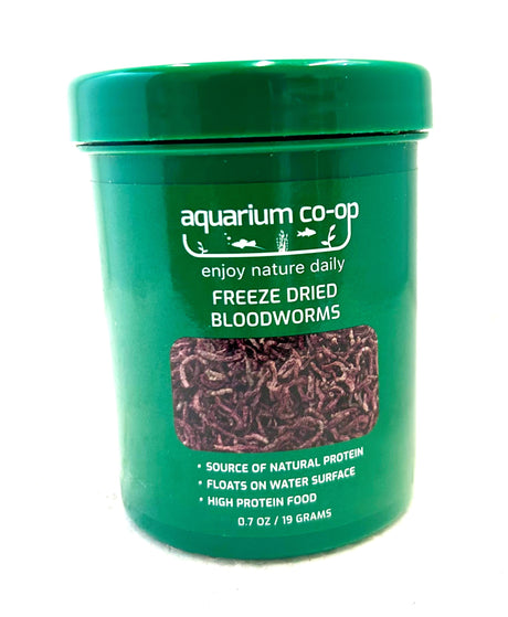 Aquarium Co-Op Freeze Dried Bloodworms 0.7oz Livestock Food 